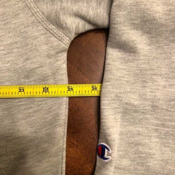 Champion Pullover Fleece Hoodie Grey size Large - Picture 4 of 10